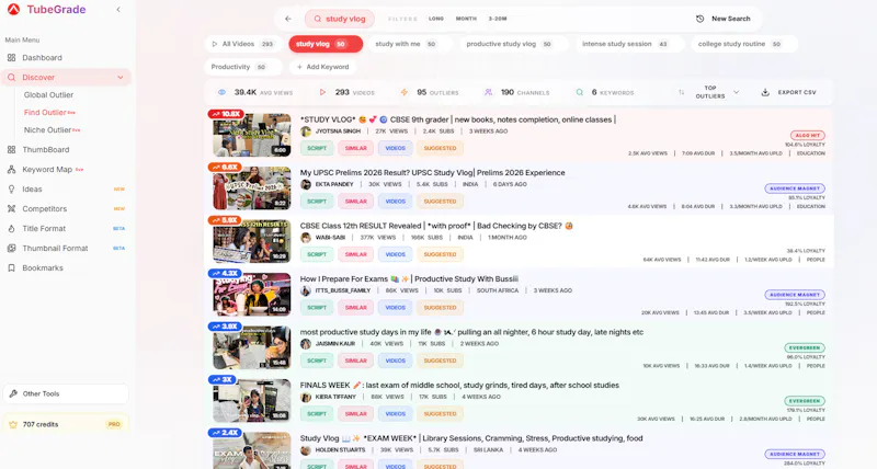 TubeGrade screenshot 1