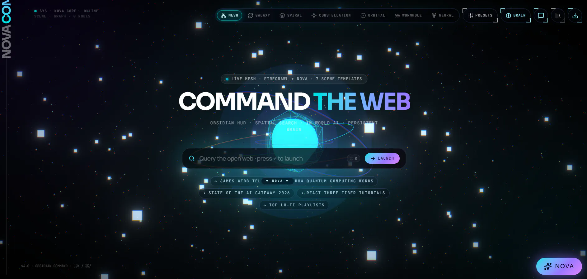 NOVA · Command Deck for the Open Web gallery image