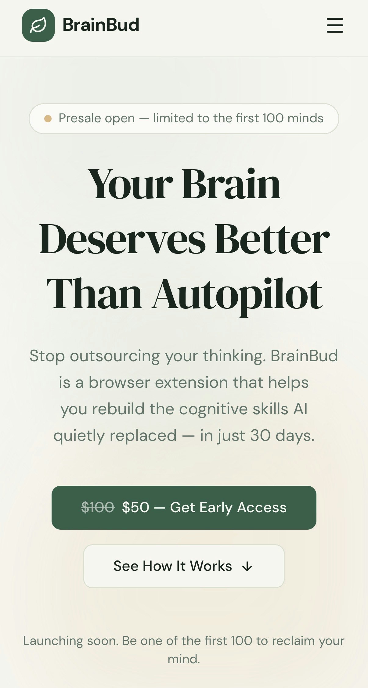 BrainBud — Reclaim Your Thinking gallery image