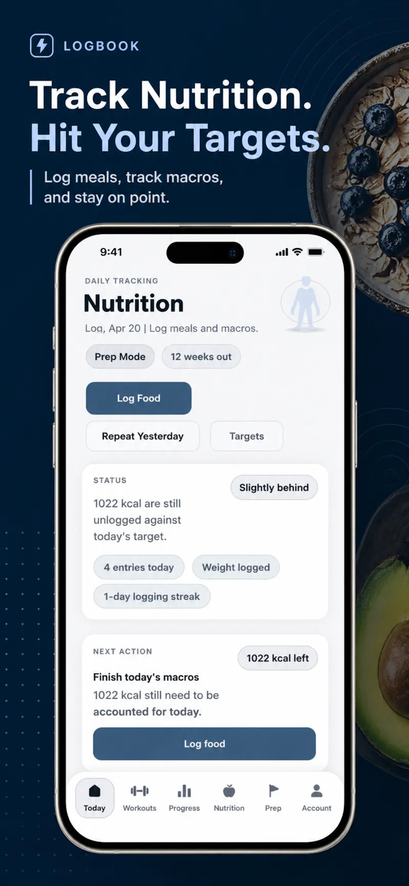 Logbook: Fitness Tracker screenshot 1