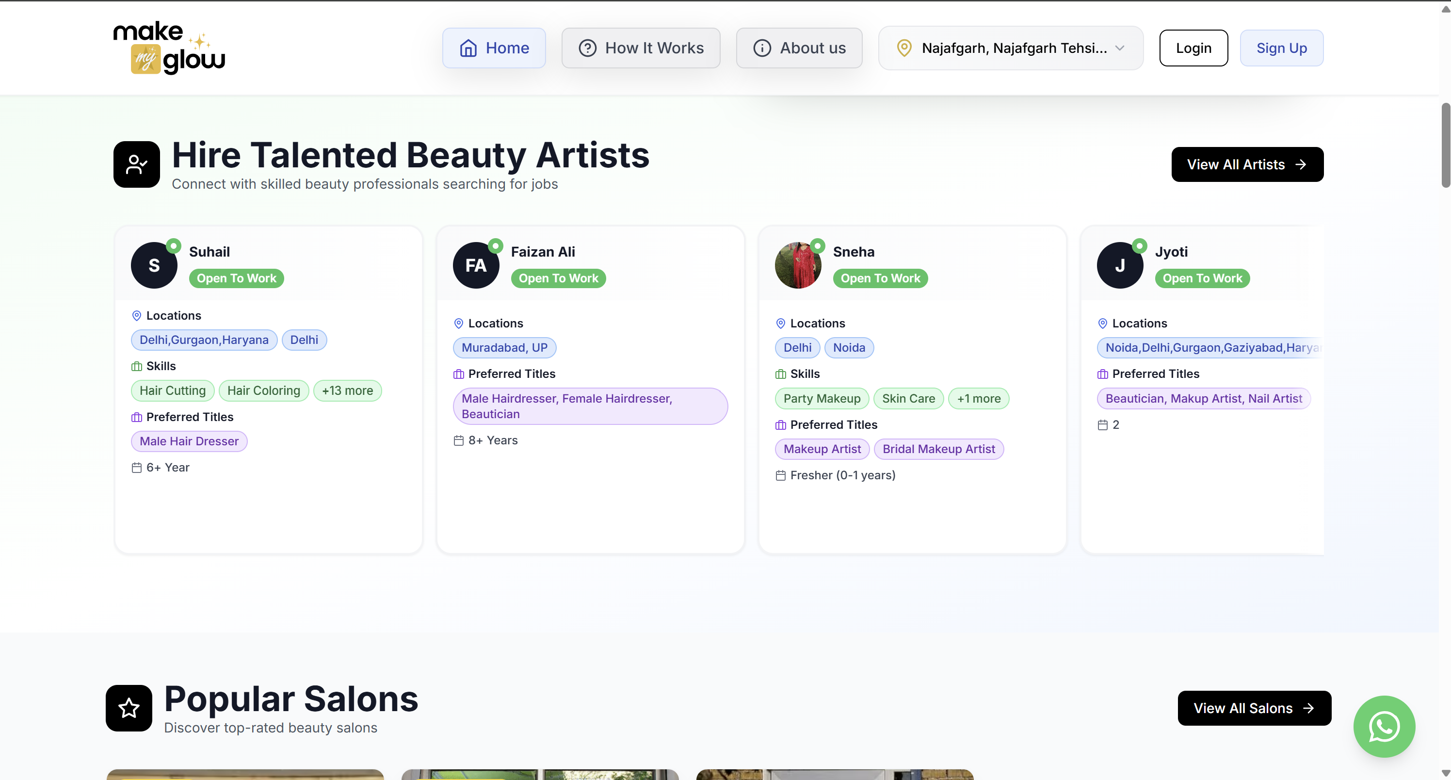 Make My Glow - Screenshot 5 showing product features and functionality
