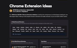 Chrome Extensions Ideas Finder media 2