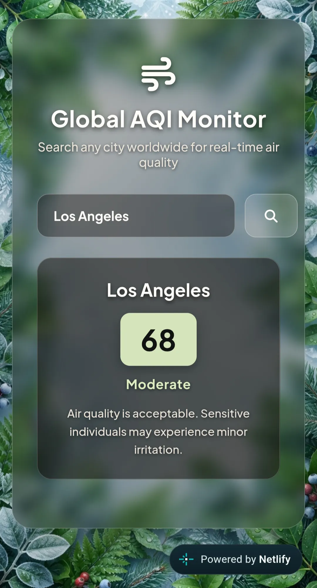 Global AQI Monitor gallery image