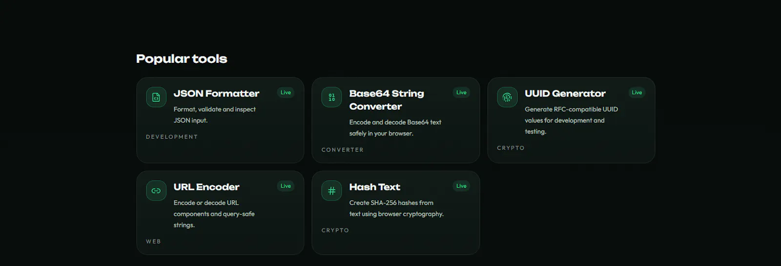 Developer Tool Box screenshot 2