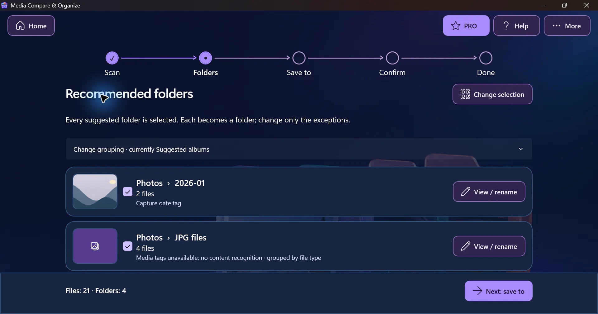 Media Compare & Organize gallery image