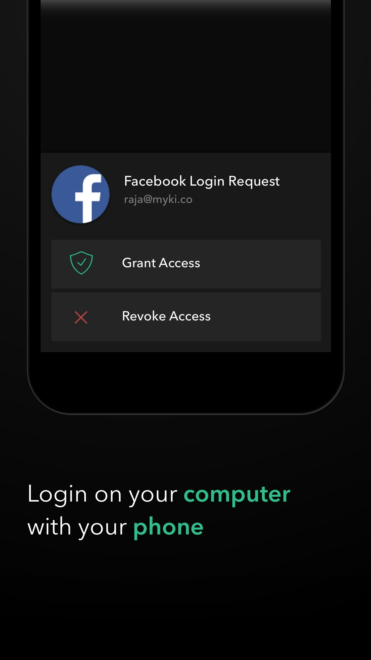 Myki Authenticator Login To Any Account On Any Device With Your Fingerprint Product Hunt