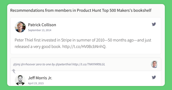 Books Recommended by ProductHunt Top 500 Makers gallery image