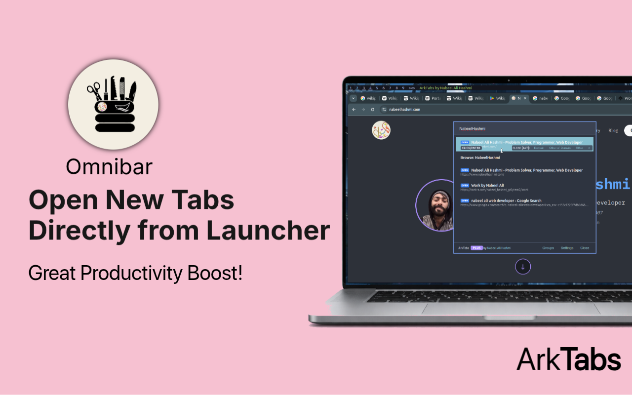 ArkTabs - Screenshot 5 showing product features and functionality