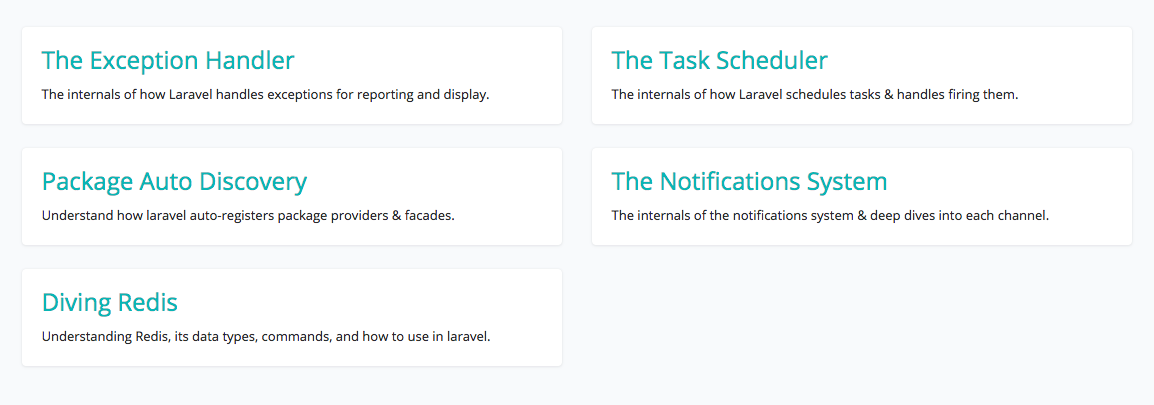 Diving Laravel gallery image
