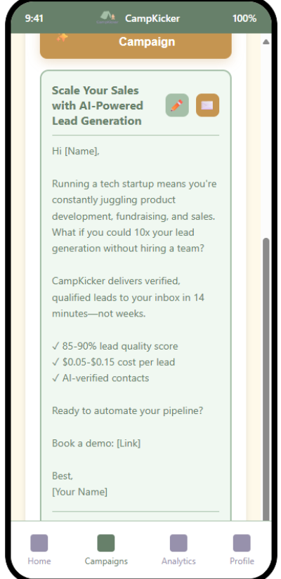 CampKicker gallery image