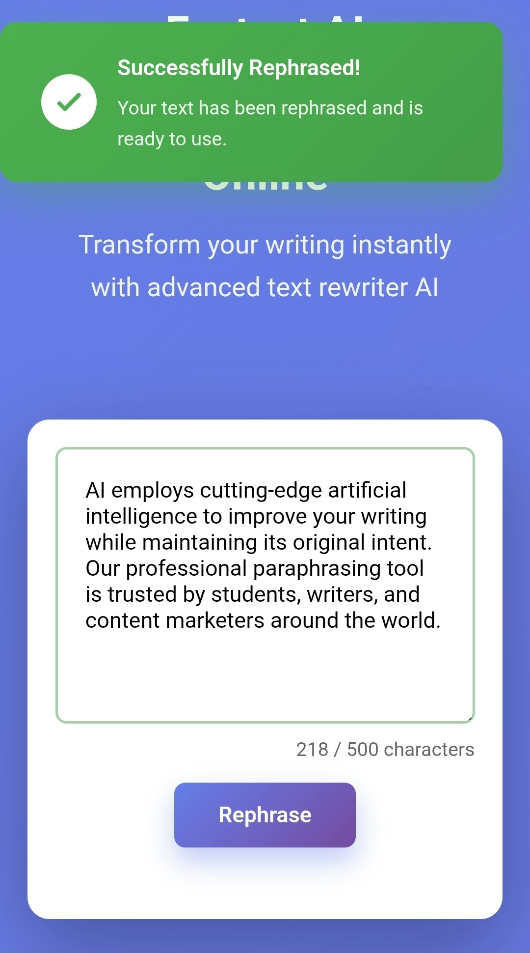 TheRephrase.com gallery image