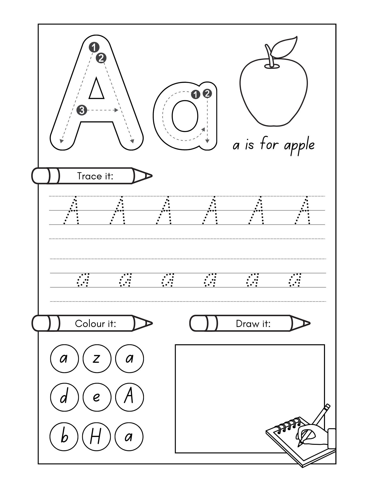 A-Z alfabet werkbladboek - A-Z alfabet werkbladboek media 3