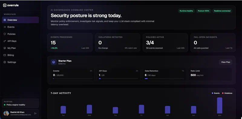 Overrule screenshot 2
