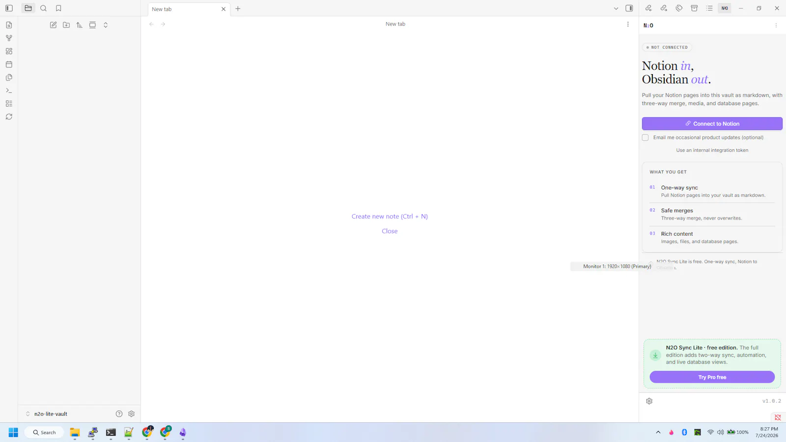 N2O Sync screenshot 2