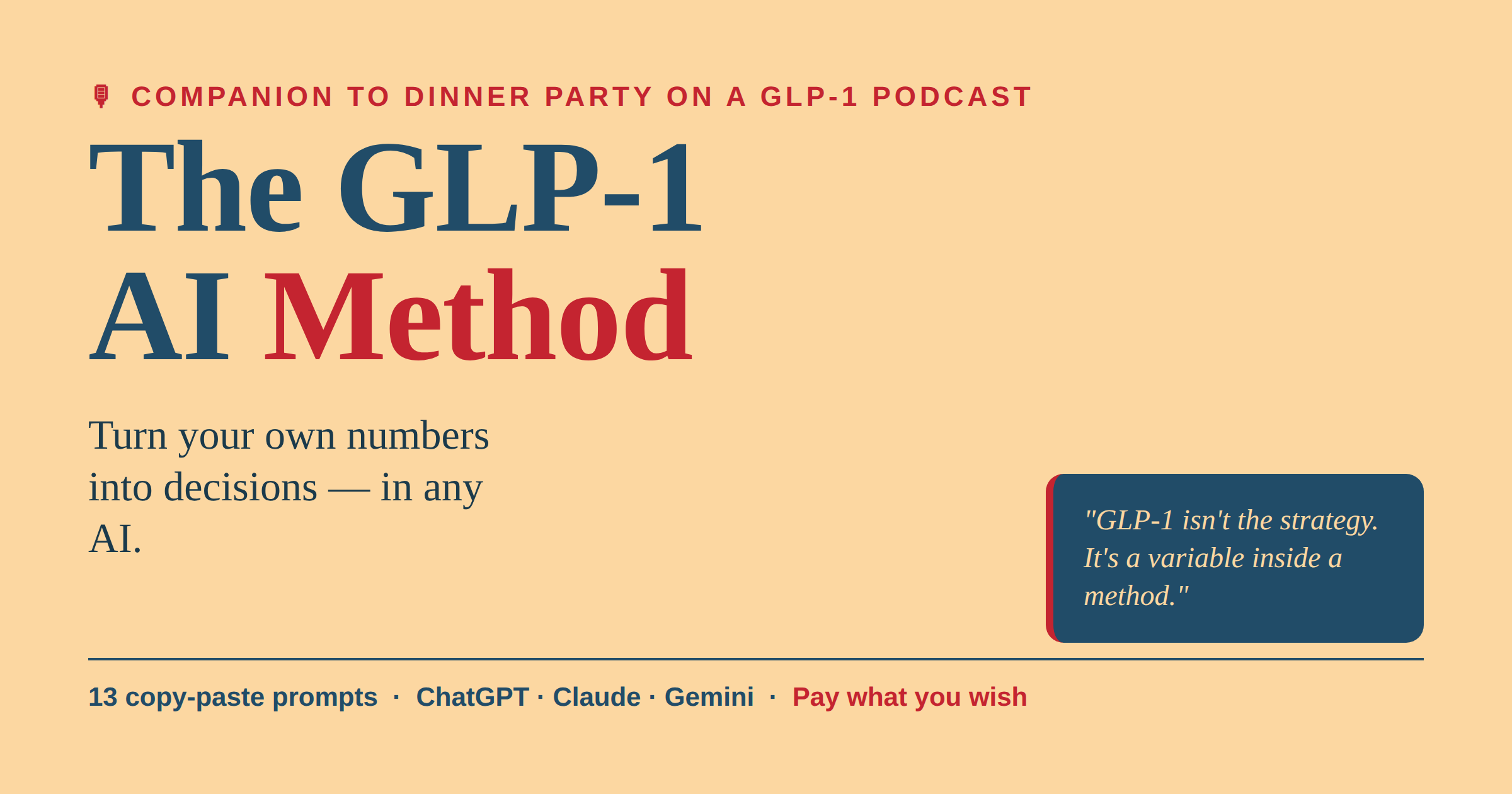 The GLP-1 AI Method gallery image