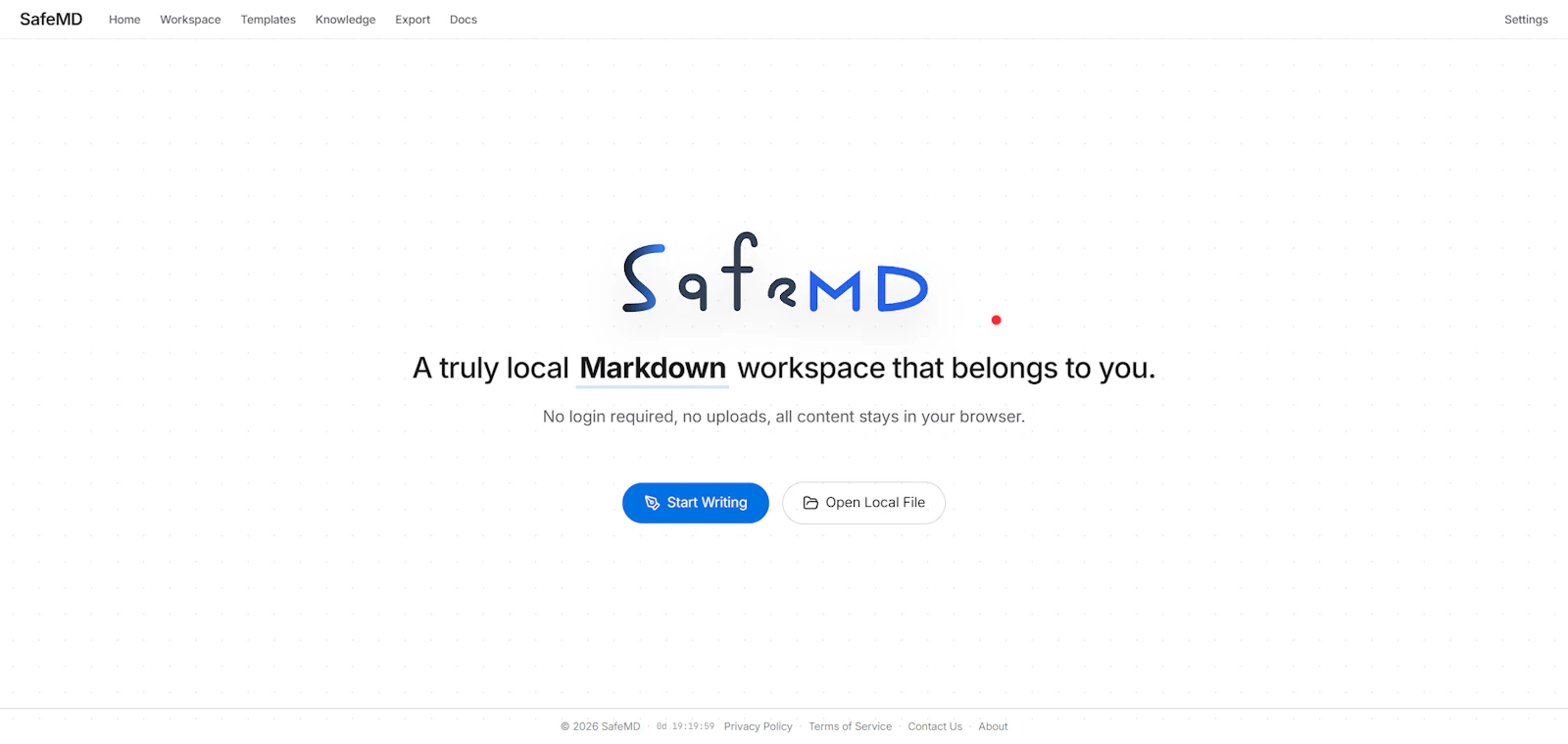 SafeMD screenshot 1