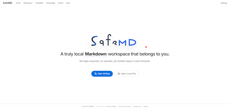 SafeMD screenshot 1