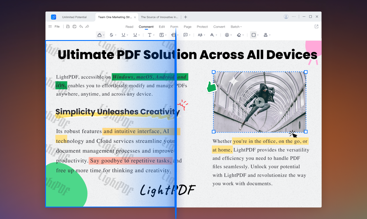 lightpdf - 손쉬운 생산성을위한 AI 기반 PDF 솔루션 미디어 2