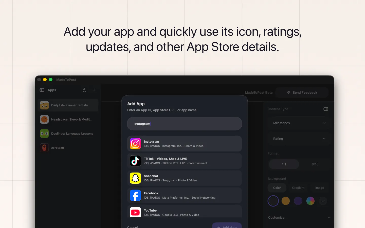 MadeToPost screenshot 3
