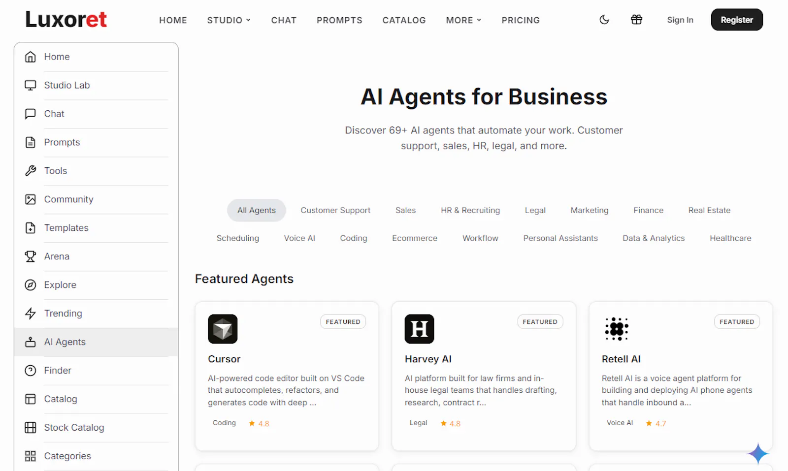 Luxoret screenshot 5