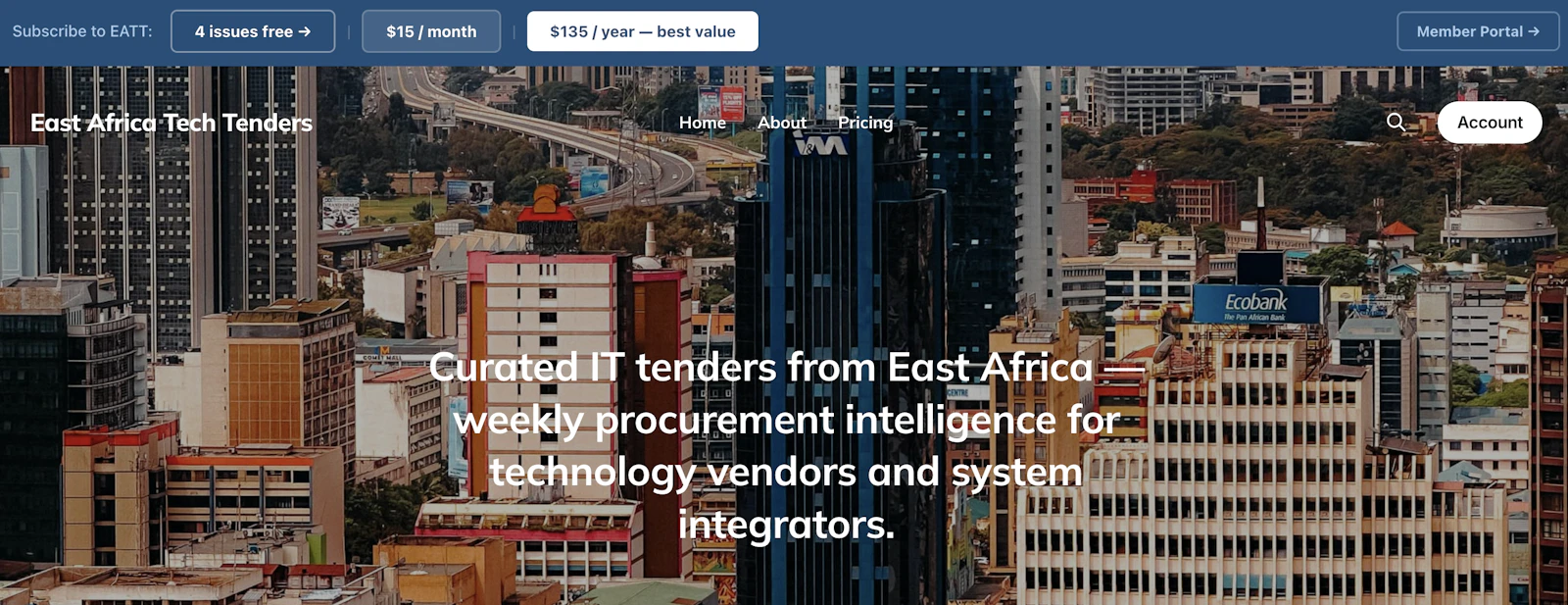 East Africa Tech Tenders screenshot 1