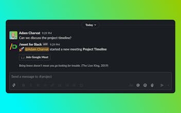 /meet for Slack gallery image
