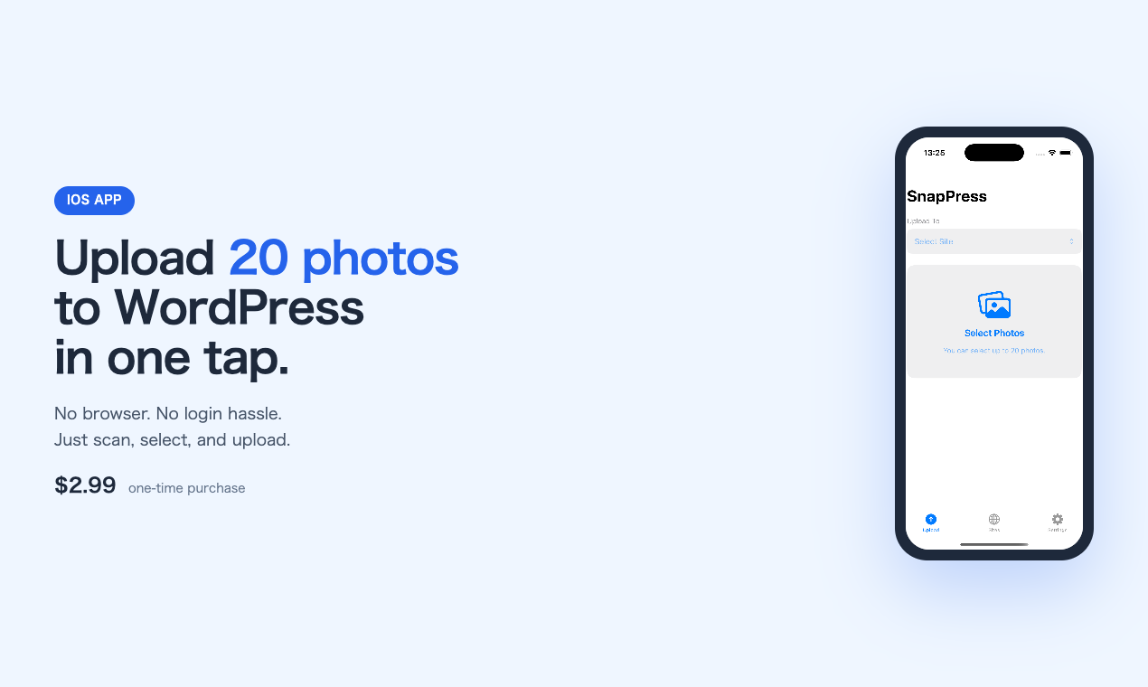 SnapPress - Screenshot 5 showing product features and functionality