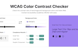 Venngage WCAG Color Contrast Checker media 1