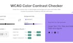Venngage WCAG Color Contrast Checker image