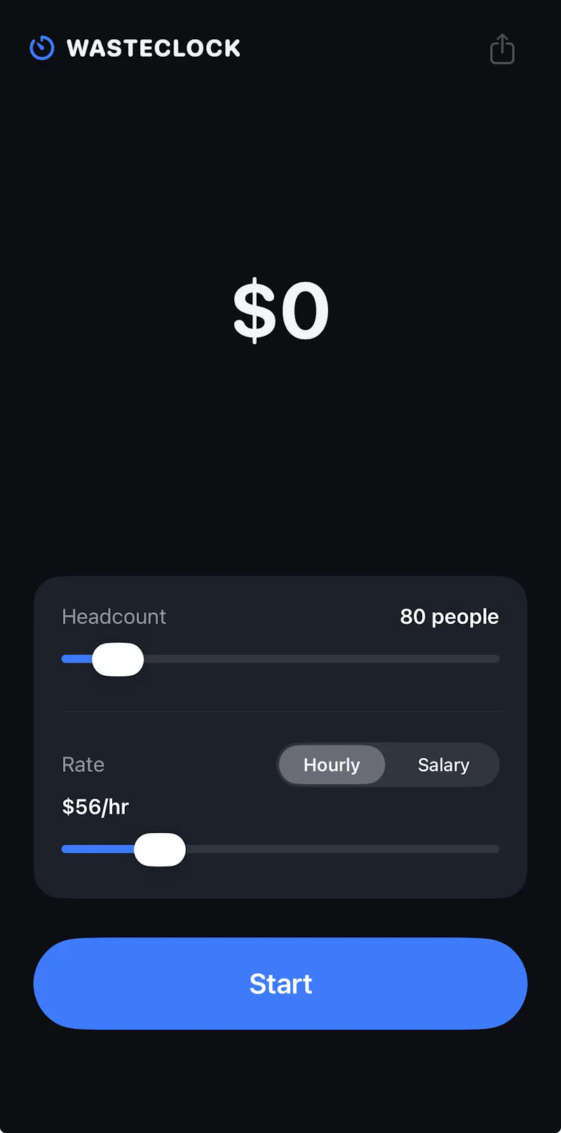Wasteclock screenshot 2