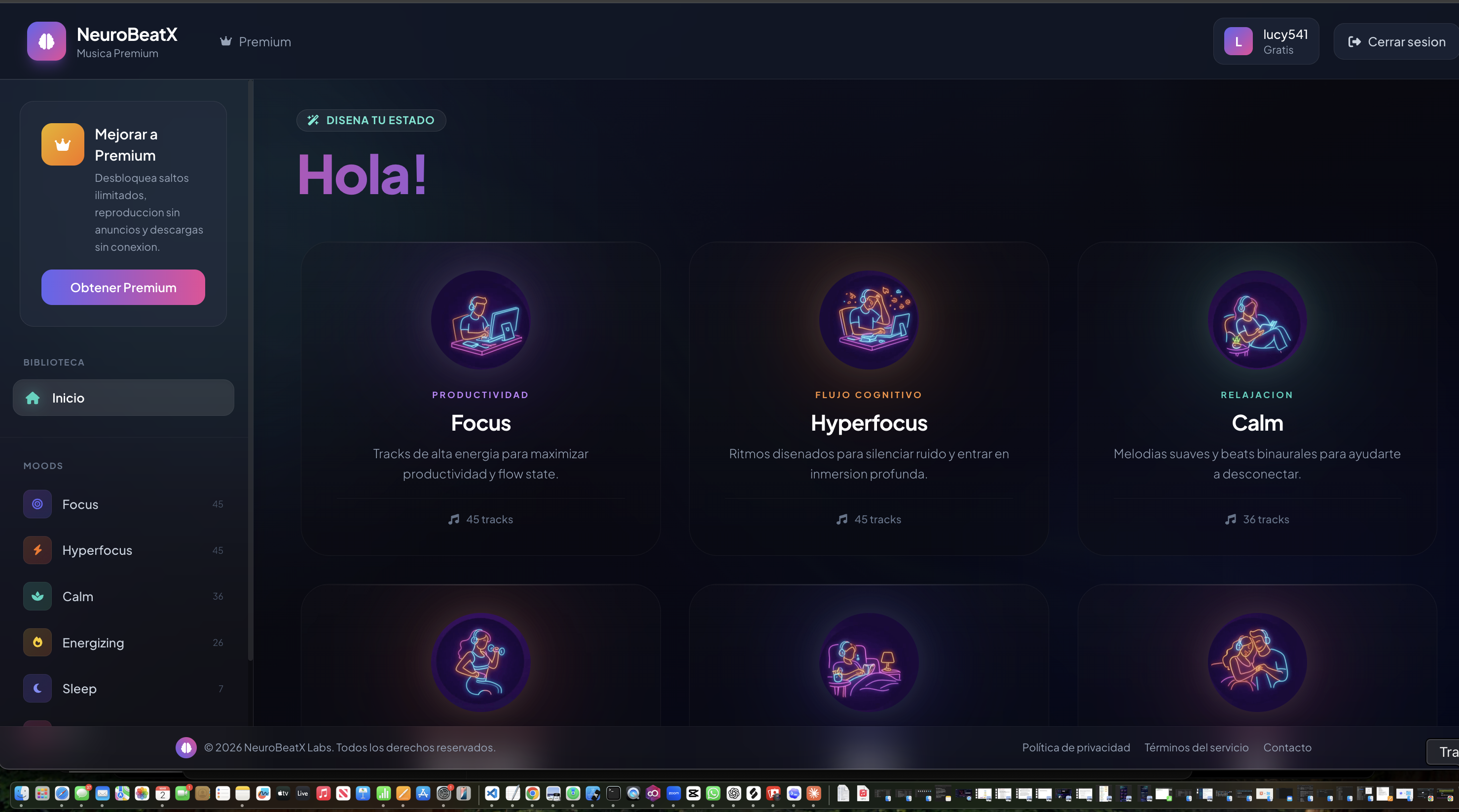 NeuroBeatX - Screenshot 3 showing product features and functionality