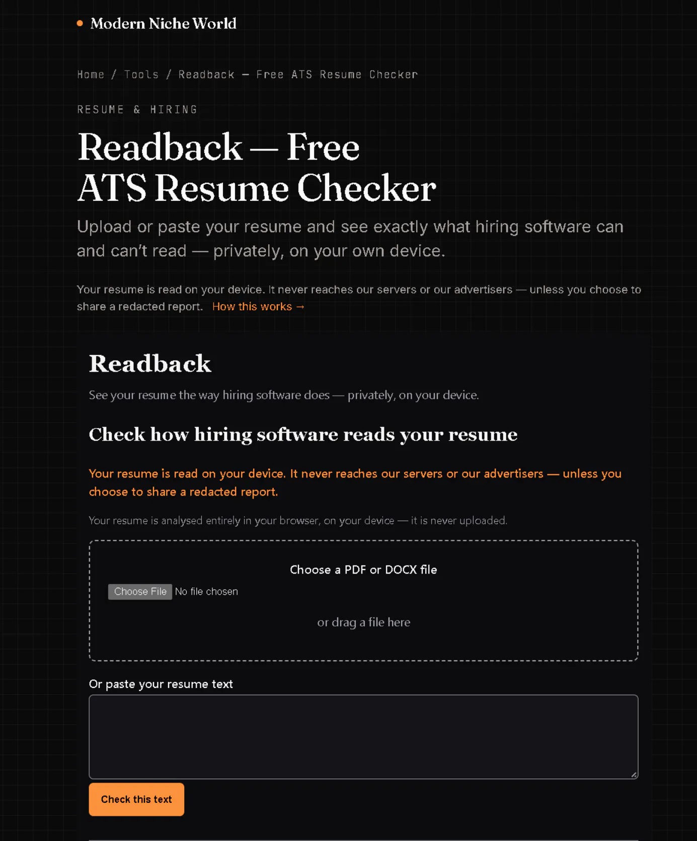 Readback ATS gallery image