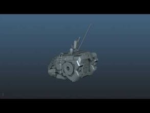 Mechwarrior Catapult Toy - 3D Printed and Painted gallery image