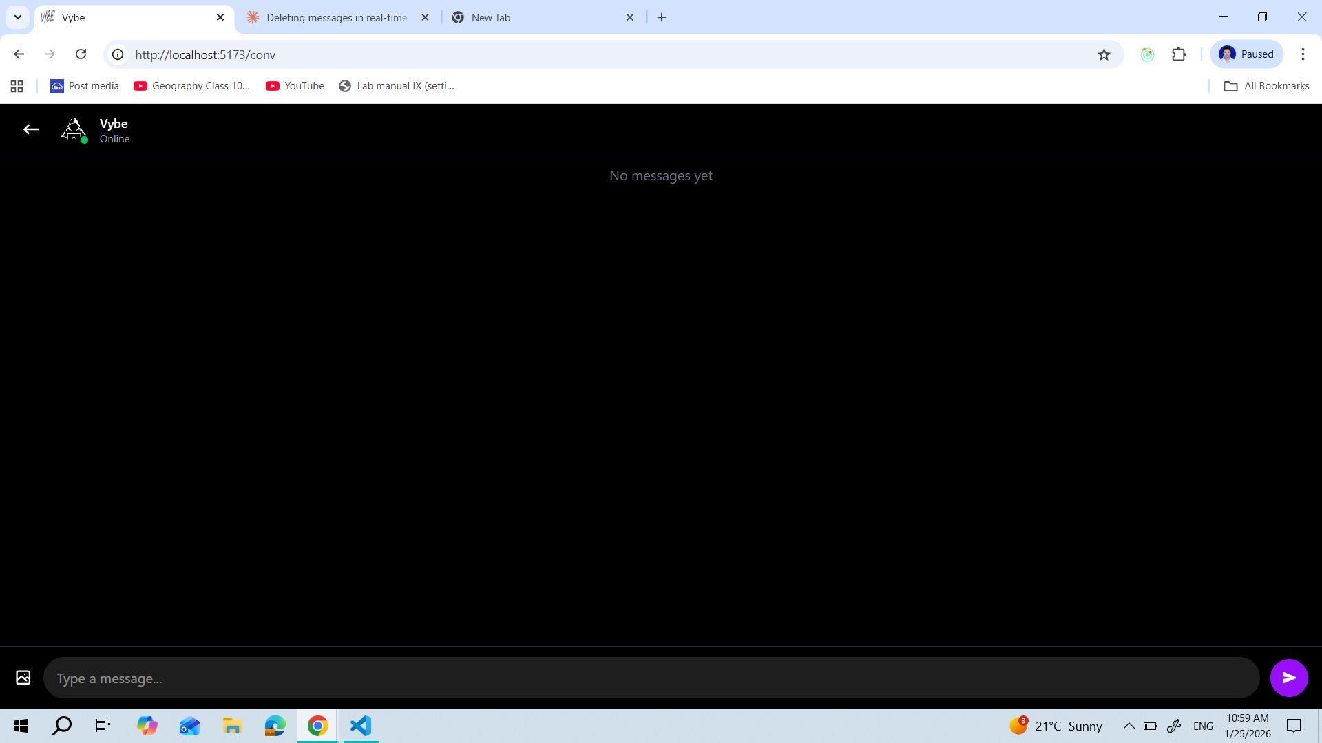 Vybe - Main product screenshot demonstrating key features and user interface