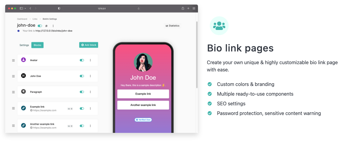Mylinks pada Acalytica media 3