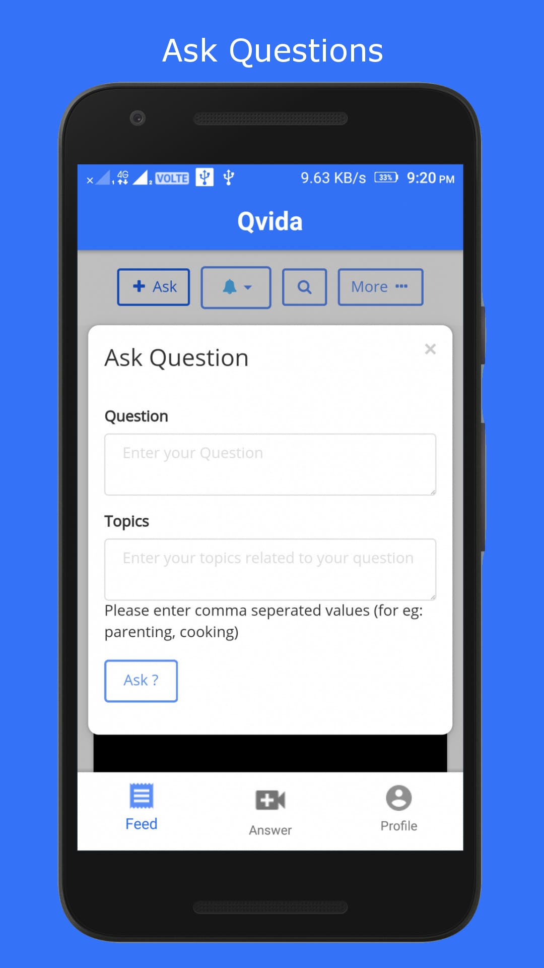 Qvida - Ask Questions & Watch Answers media 3