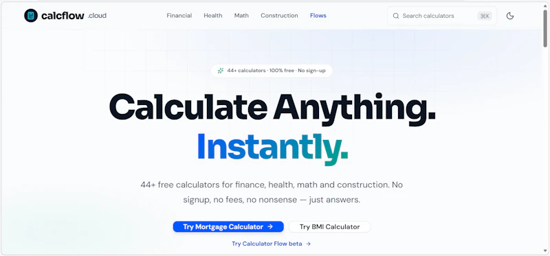 CalcFlow screenshot 1