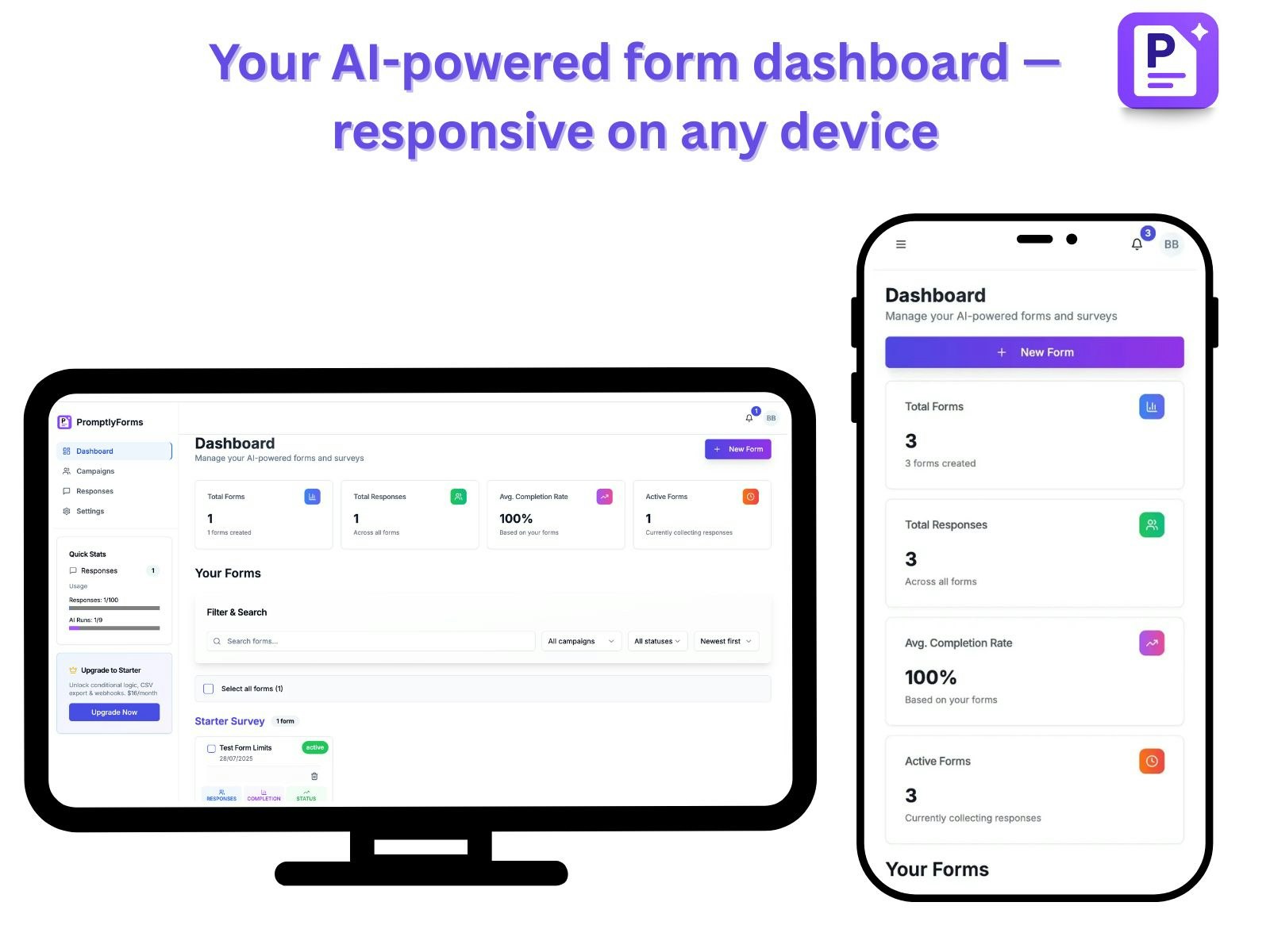 Promptly Forms — AI-Powered Form Builder media 2