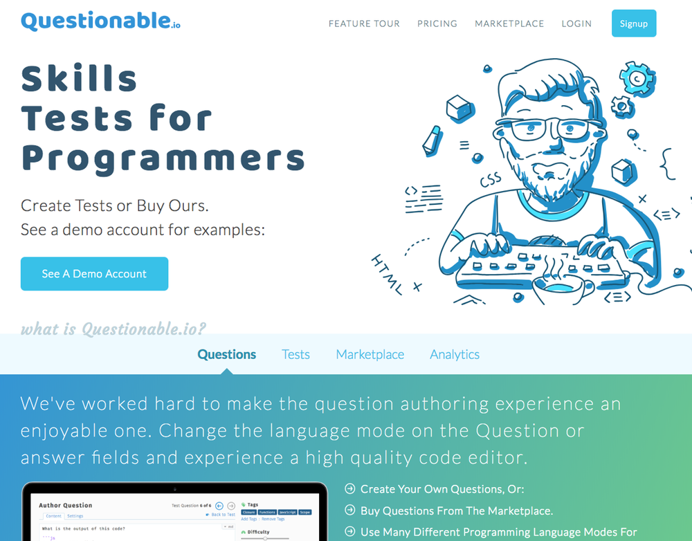 Questionable.io gallery image