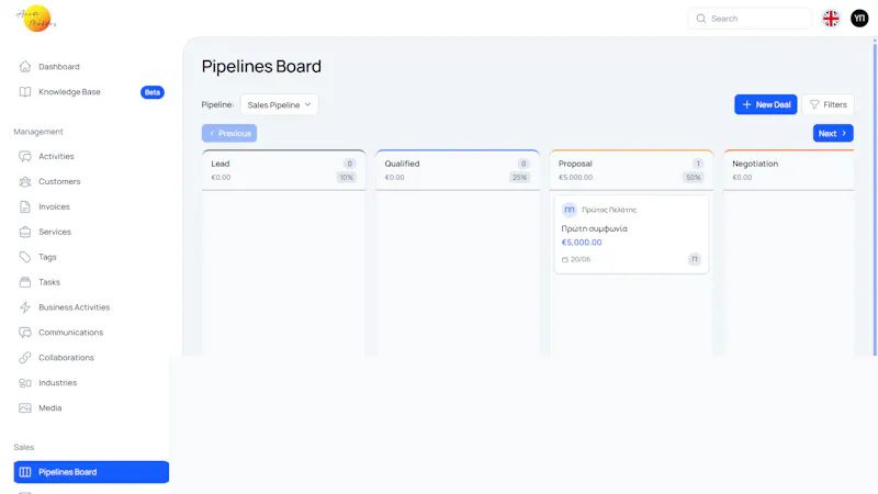 Anveto CMMS screenshot 2