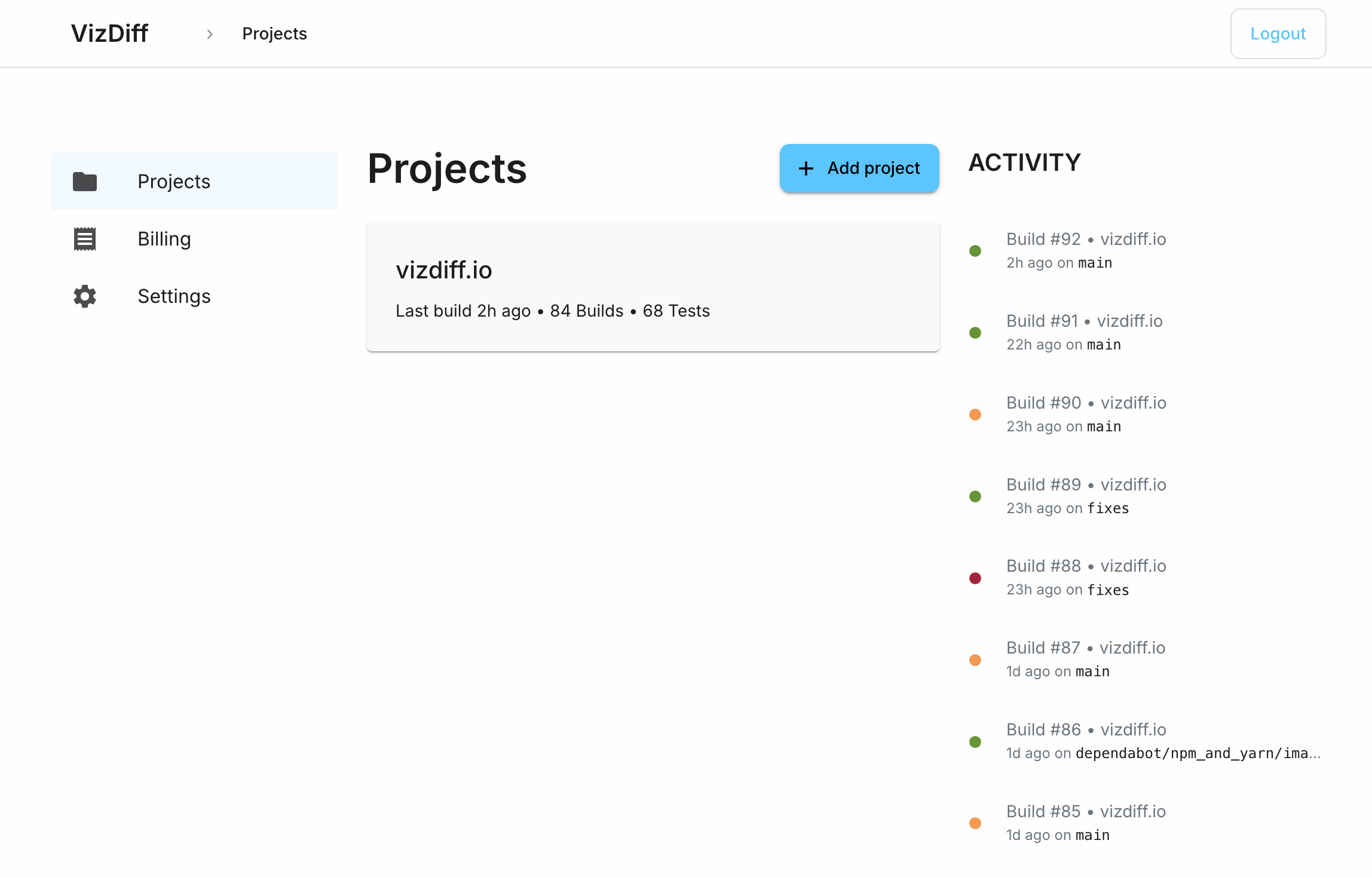 Mídia 5 de Vizdiff - Visual Screenshot Testing para Storybook Github