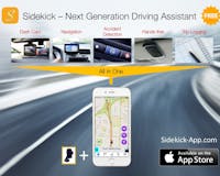 Sidekick - All-in-One Driving Assistant (Dashcam, Navigation, Drivers Intercom, Trip Log, Predictive Alerts) media 1