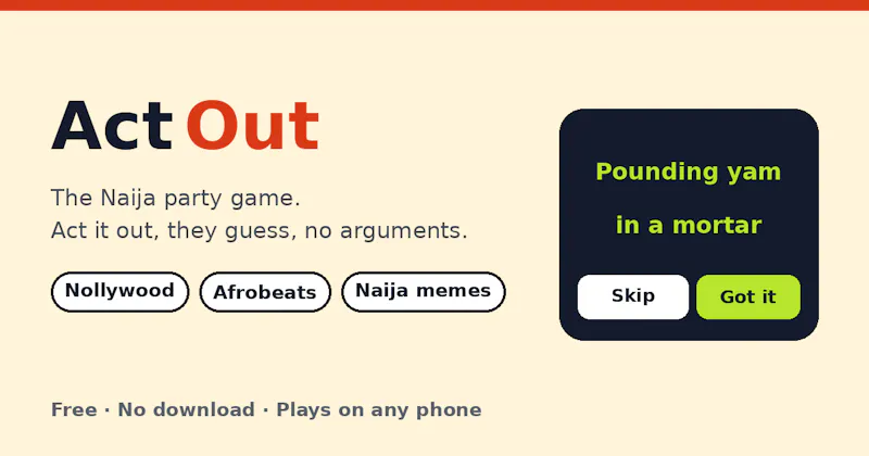Act Out screenshot 1