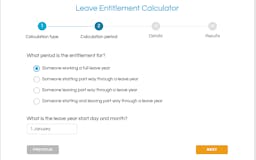 Holiday Entitlements Calculator media 3