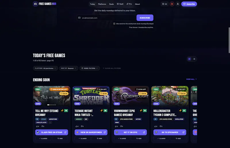 Free Games Hub screenshot 5