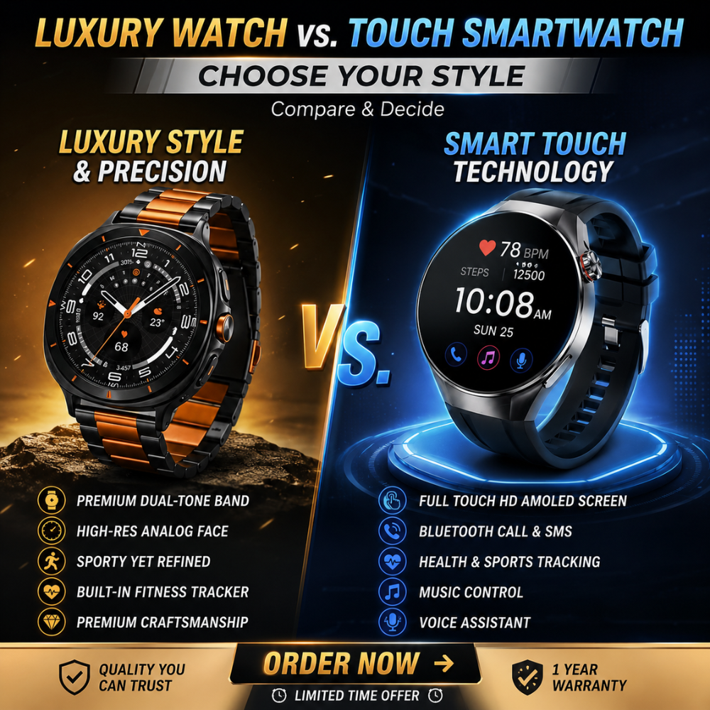 Luxury or Smart: Pick Your Watch!