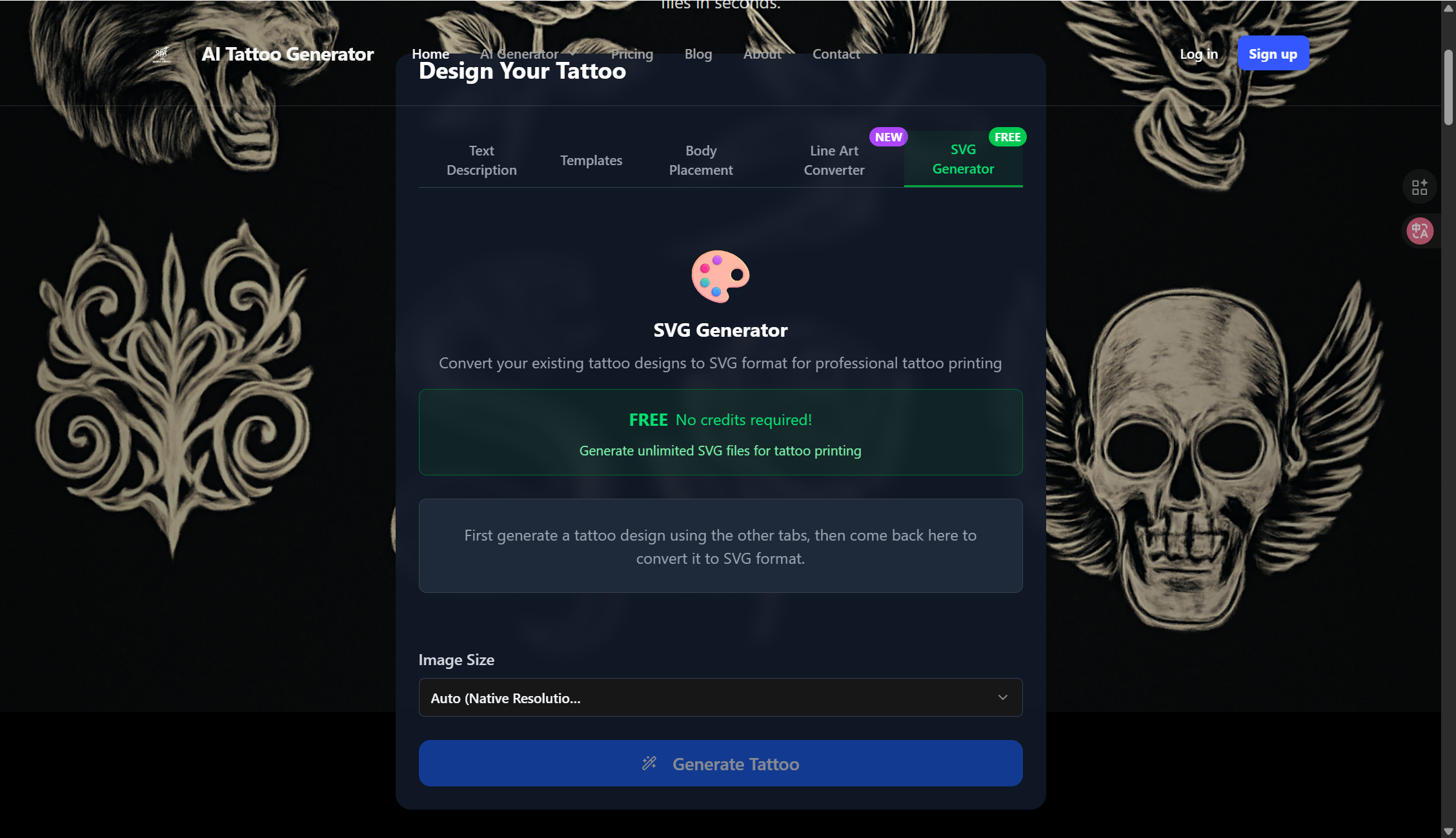 Ai tattoogenerator  gallery image