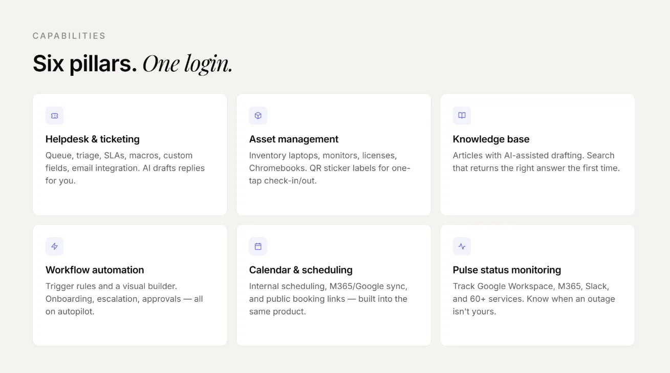 UniDesk gallery image