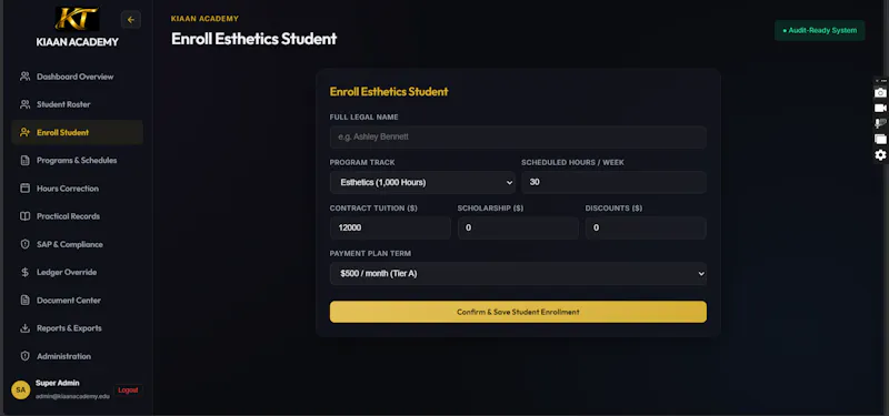 school management software  screenshot 3