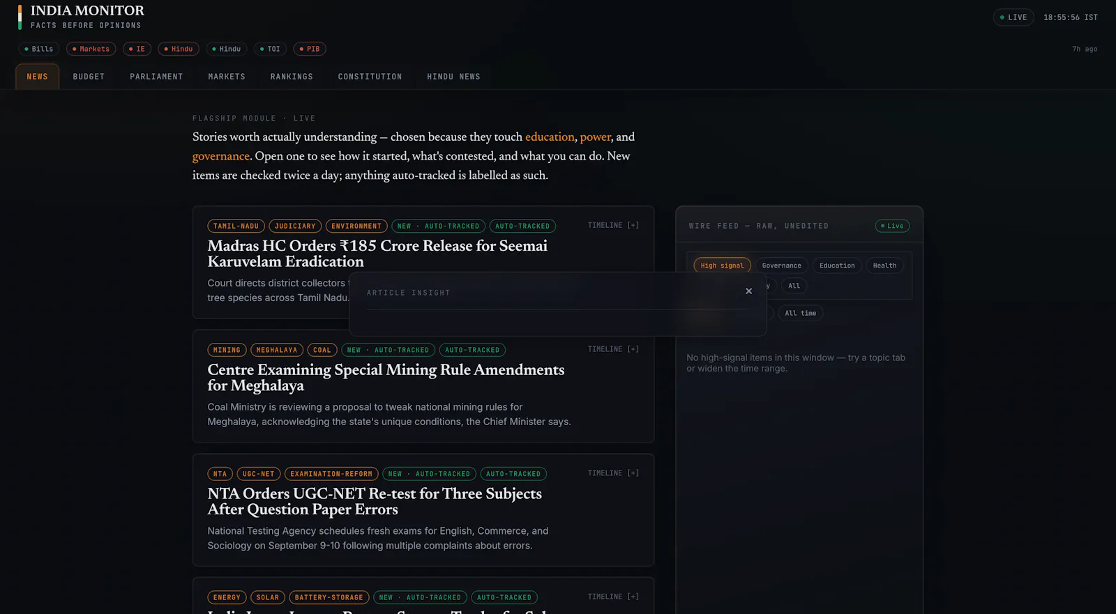 India Monitor screenshot 4